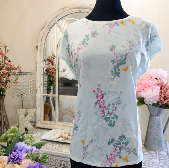 🍒NWT🍒 TED BAKER PASTEL MINT TOP - Picture 2 of 7